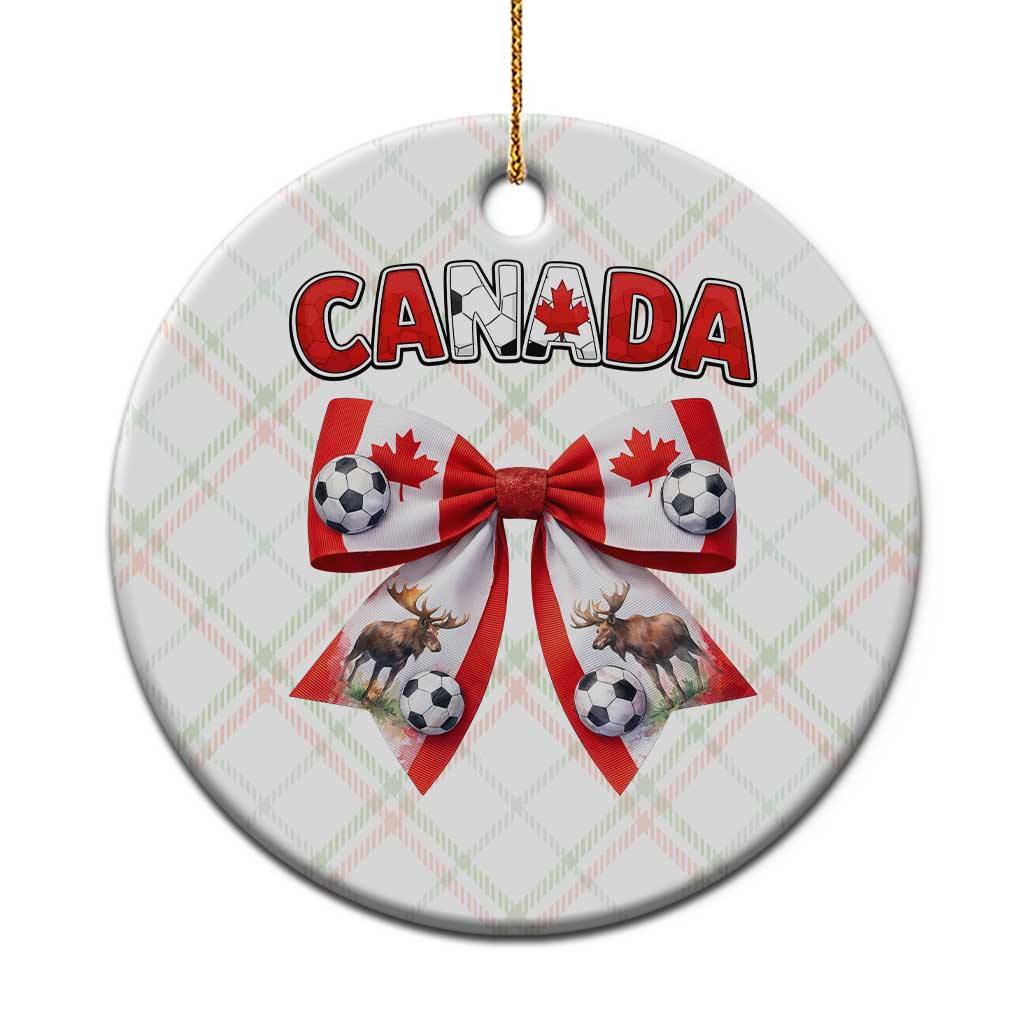 Proud Canadian National Soccer Lover Ceramic Ornament Football Fan Gift TS12 1pc Christmas Plaid Print Your Wear