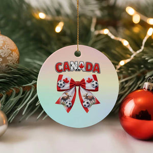 Proud Canadian National Soccer Lover Ceramic Ornament Football Fan Gift TS12 1pc Pastel Print Your Wear