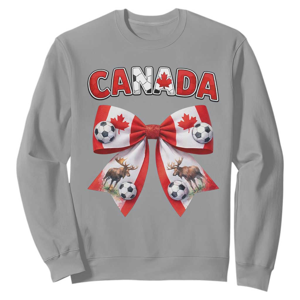 Proud Canadian National Soccer Lover Sweatshirt Football Fan Gift TS12 Sport Gray Print Your Wear