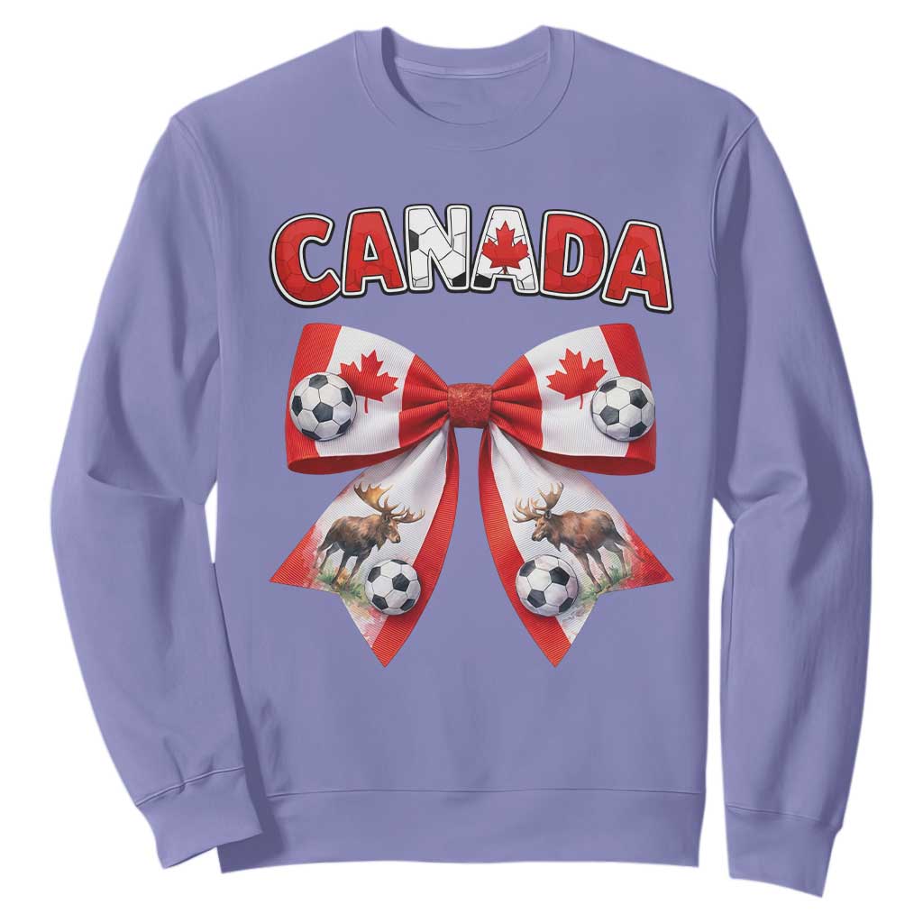 Proud Canadian National Soccer Lover Sweatshirt Football Fan Gift TS12 Violet Print Your Wear