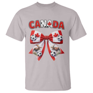 Proud Canadian National Soccer Lover T Shirt Football Fan Gift TS12 Ice Gray Print Your Wear