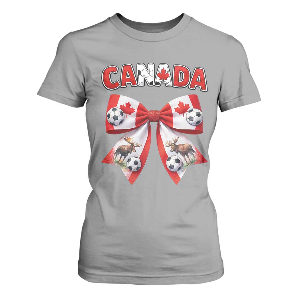 Proud Canadian National Soccer Lover T Shirt For Women Football Fan Gift TS12 Sport Gray Print Your Wear