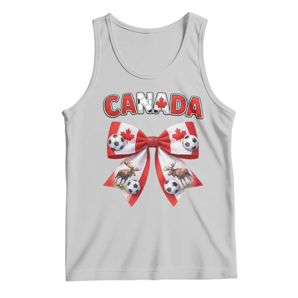 Proud Canadian National Soccer Lover Tank Top Football Fan Gift TS12 Ash Print Your Wear