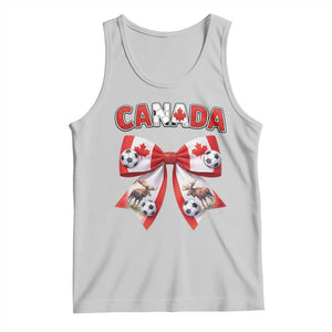 Proud Canadian National Soccer Lover Tank Top Football Fan Gift TS12 Ash Print Your Wear