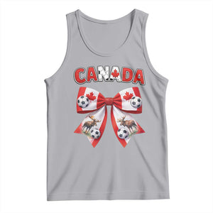 Proud Canadian National Soccer Lover Tank Top Football Fan Gift TS12 Athletic Heather Print Your Wear