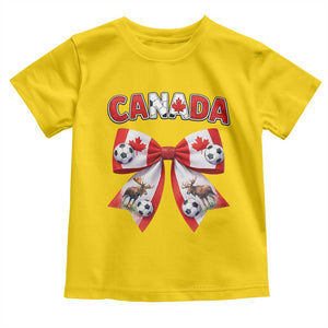 Proud Canadian National Soccer Lover Toddler T Shirt Football Fan Gift TS12 Daisy Print Your Wear