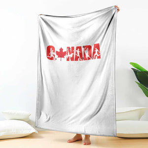 Canada National Soccer Lover Throw Blanket Proud Canadian Fan Gift TS12 Print Your Wear
