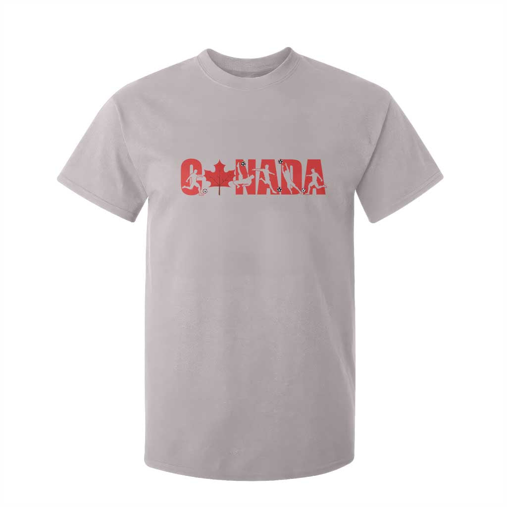 Canada National Soccer Lover T Shirt For Kid Proud Canadian Fan Gift TS12 Ice Gray Print Your Wear
