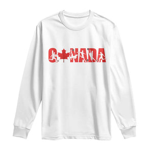 Canada National Soccer Lover Long Sleeve Shirt Proud Canadian Fan Gift TS12 White Print Your Wear