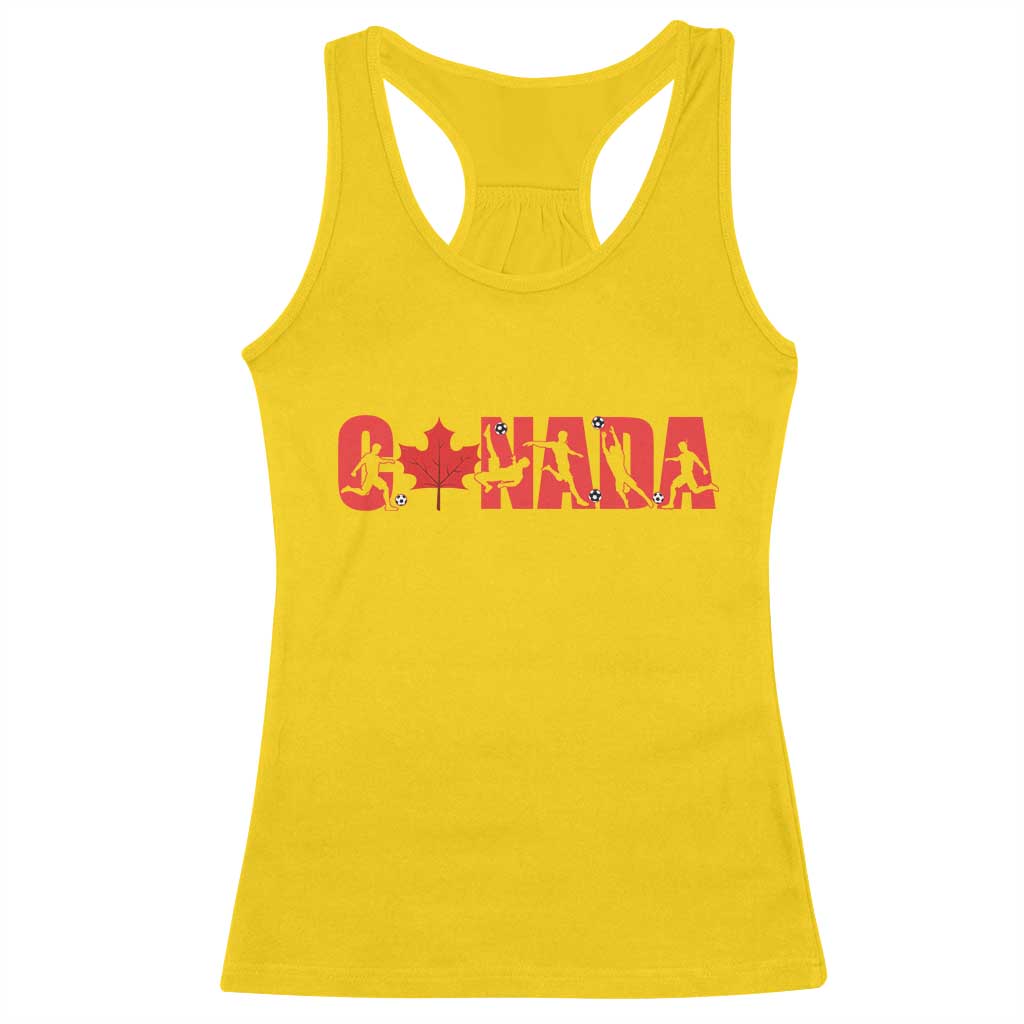 Canada National Soccer Lover Racerback Tank Top Proud Canadian Fan Gift TS12 Daisy Print Your Wear