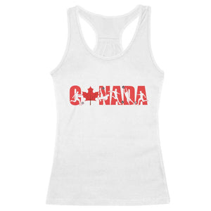 Canada National Soccer Lover Racerback Tank Top Proud Canadian Fan Gift TS12 White Print Your Wear