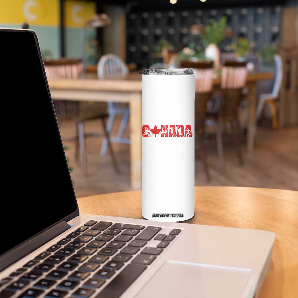 Canada National Soccer Lover Skinny Tumbler Proud Canadian Fan Gift TS12 Print Your Wear