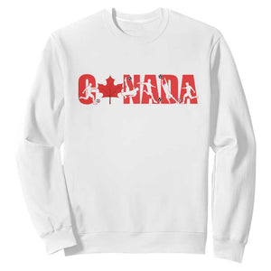 Canada National Soccer Lover Sweatshirt Proud Canadian Fan Gift TS12 White Print Your Wear