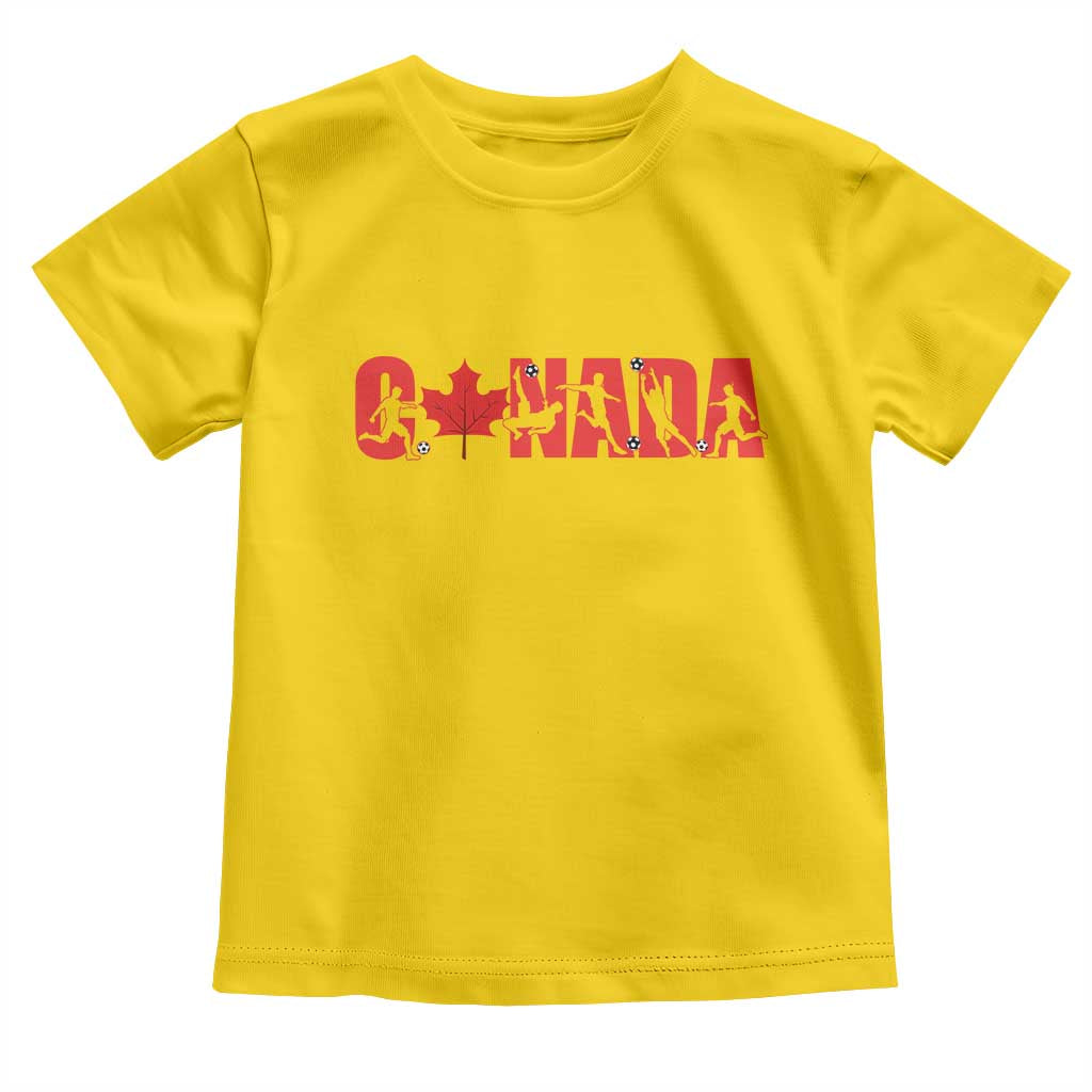 Canada National Soccer Lover Toddler T Shirt Proud Canadian Fan Gift TS12 Daisy Print Your Wear