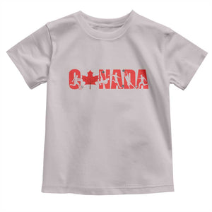 Canada National Soccer Lover Toddler T Shirt Proud Canadian Fan Gift TS12 Ice Gray Print Your Wear