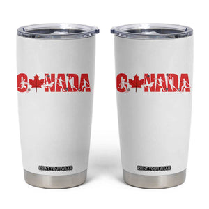 Canada National Soccer Lover Tumbler Cup Proud Canadian Fan Gift TS12 White Print Your Wear