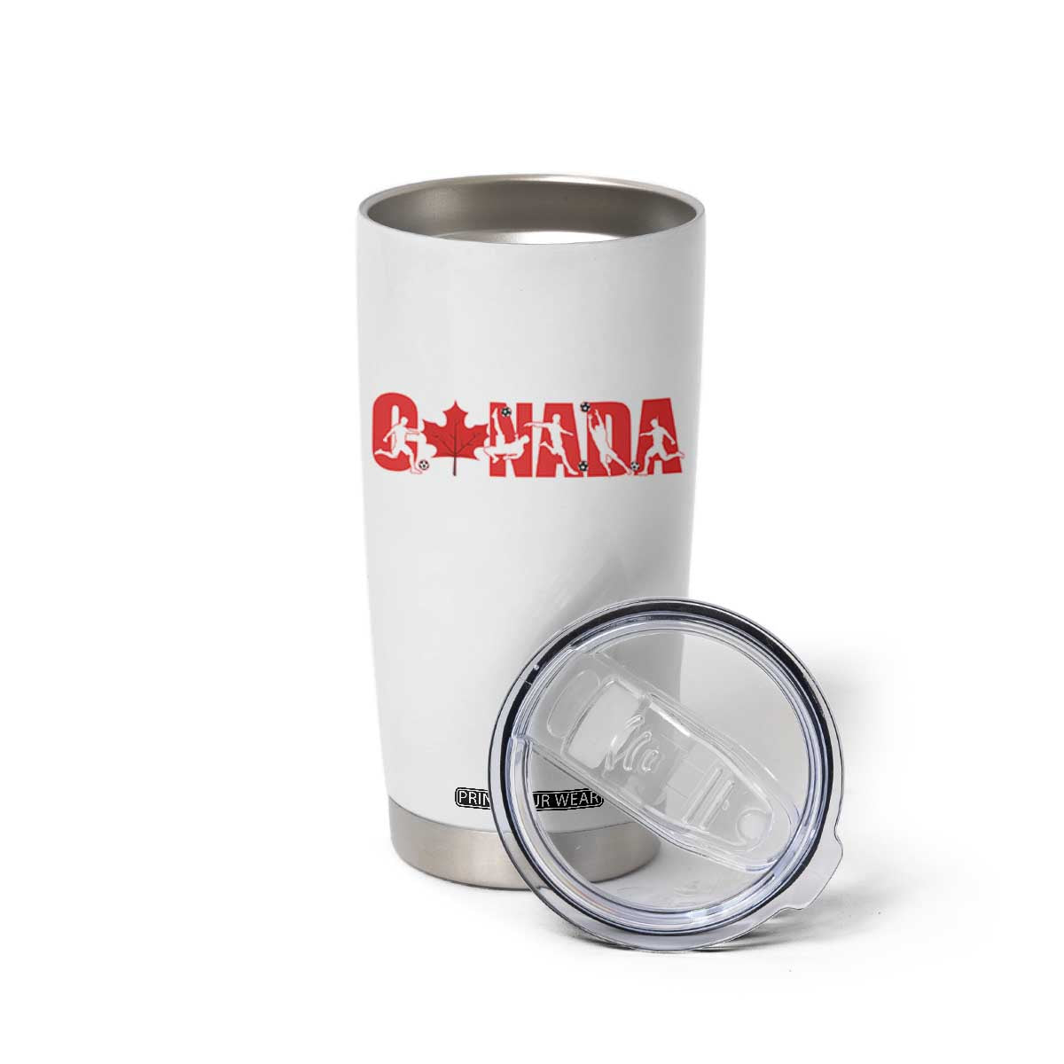 Canada National Soccer Lover Tumbler Cup Proud Canadian Fan Gift TS12 Print Your Wear