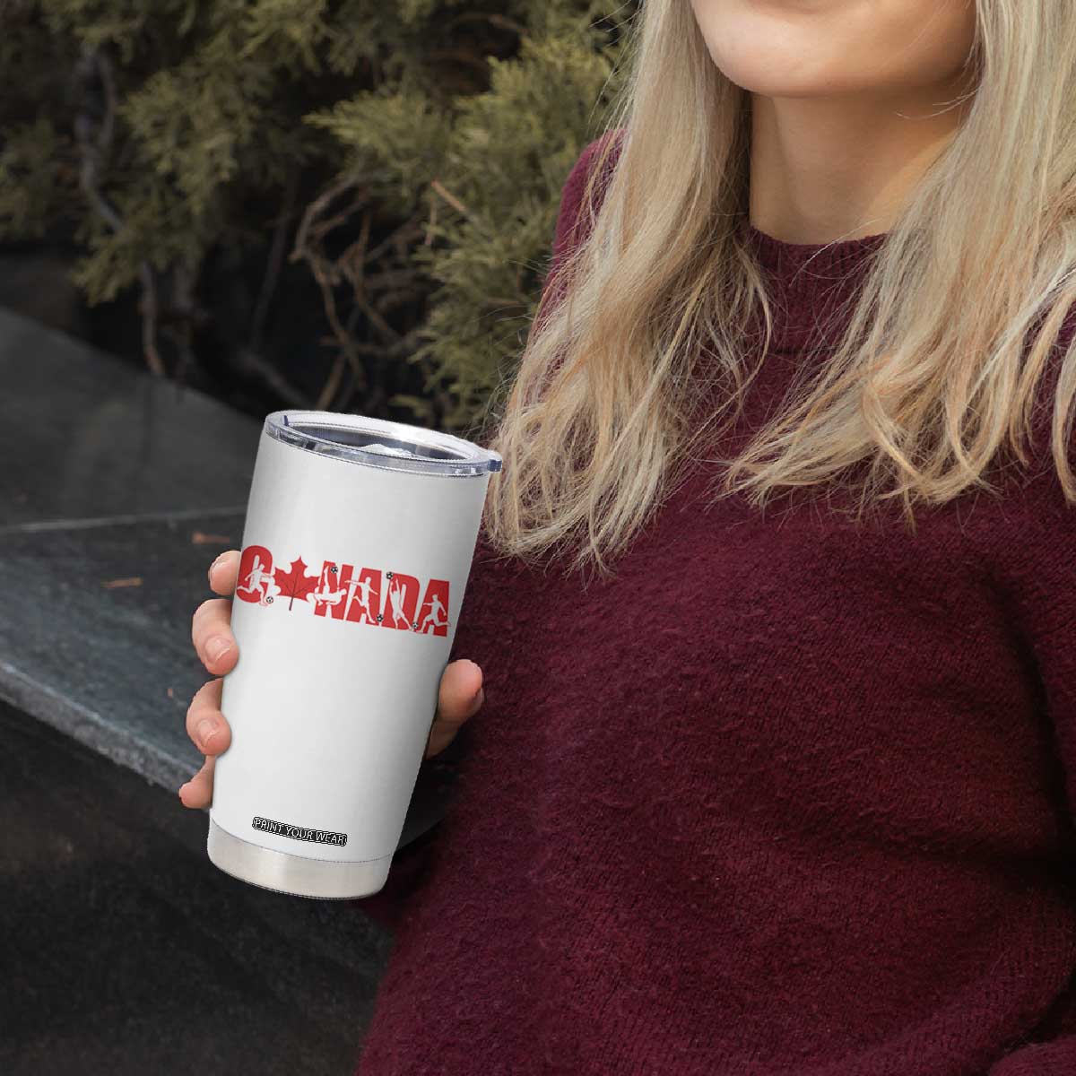 Canada National Soccer Lover Tumbler Cup Proud Canadian Fan Gift TS12 Print Your Wear