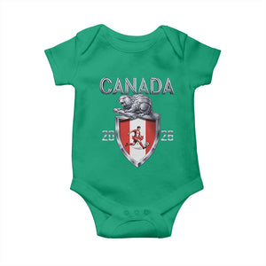 Canada National Soccer Fan Baby Onesie Proud Canadian Gift TS12 Irish Green Print Your Wear