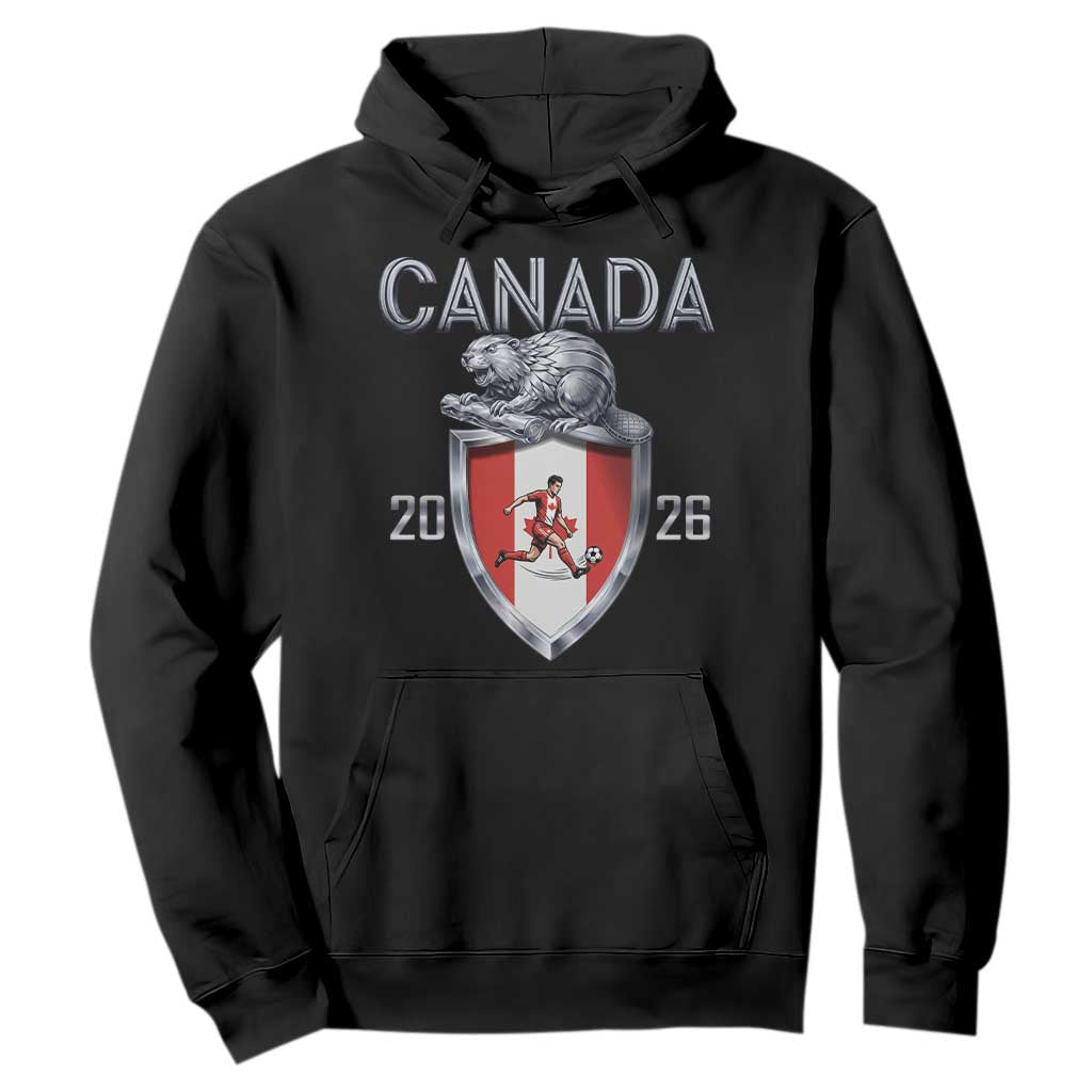 Canada National Soccer Fan Hoodie Proud Canadian Gift TS12 Black Print Your Wear
