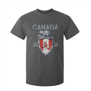 Canada National Soccer Fan T Shirt For Kid Proud Canadian Gift TS12 Dark Heather Print Your Wear