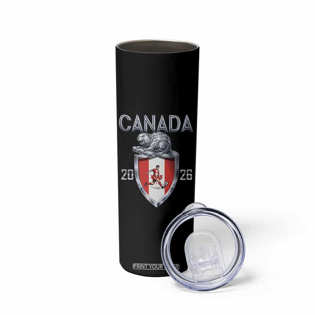 Canada National Soccer Fan Skinny Tumbler Proud Canadian Gift TS12 Print Your Wear