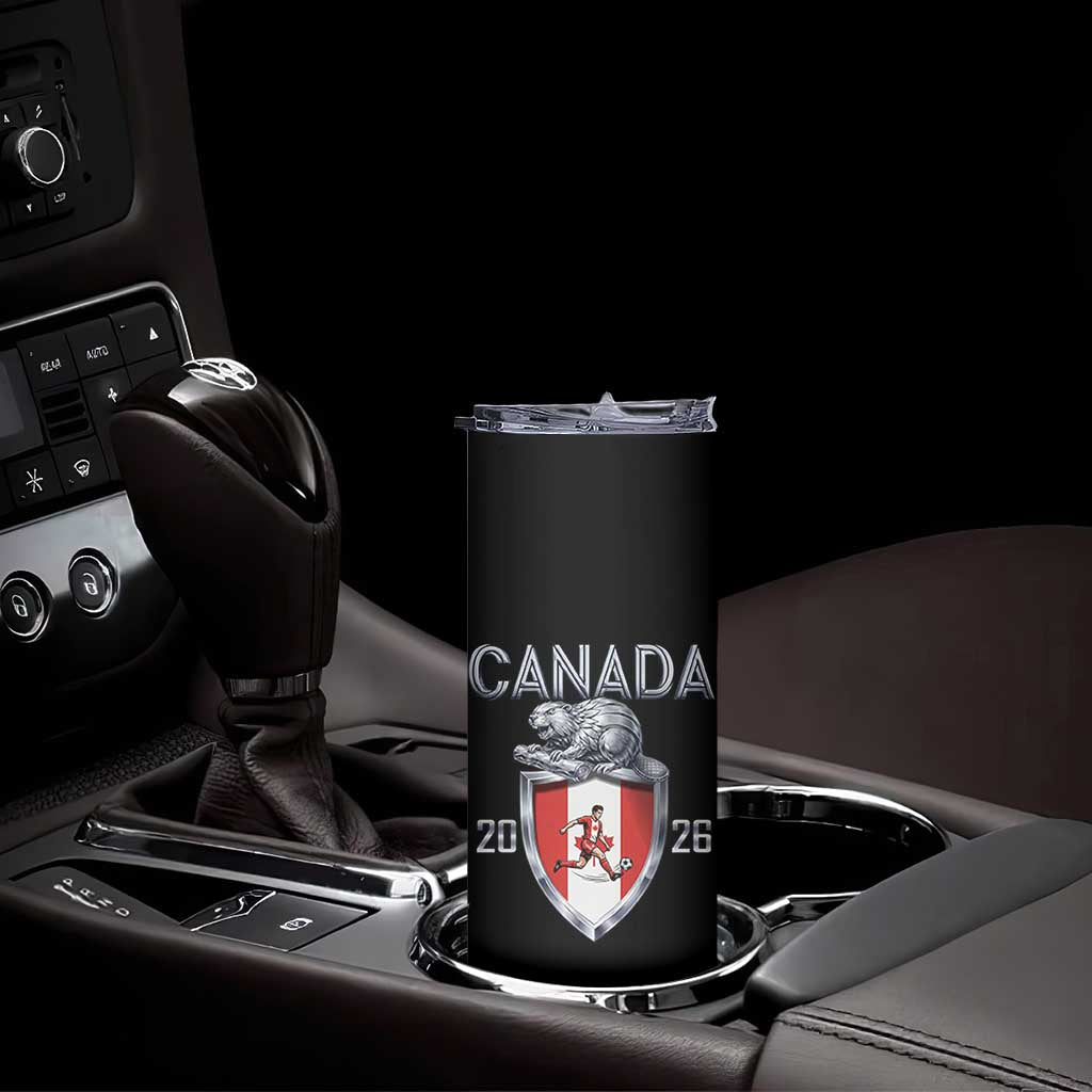 Canada National Soccer Fan Skinny Tumbler Proud Canadian Gift TS12 Print Your Wear