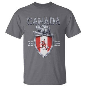 Canada National Soccer Fan T Shirt Proud Canadian Gift TS12 Charcoal Print Your Wear