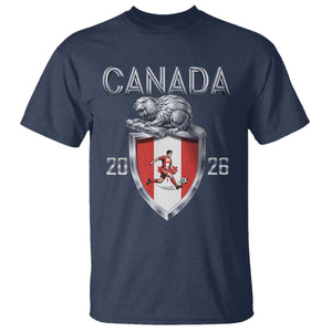 Canada National Soccer Fan T Shirt Proud Canadian Gift TS12 Navy Print Your Wear