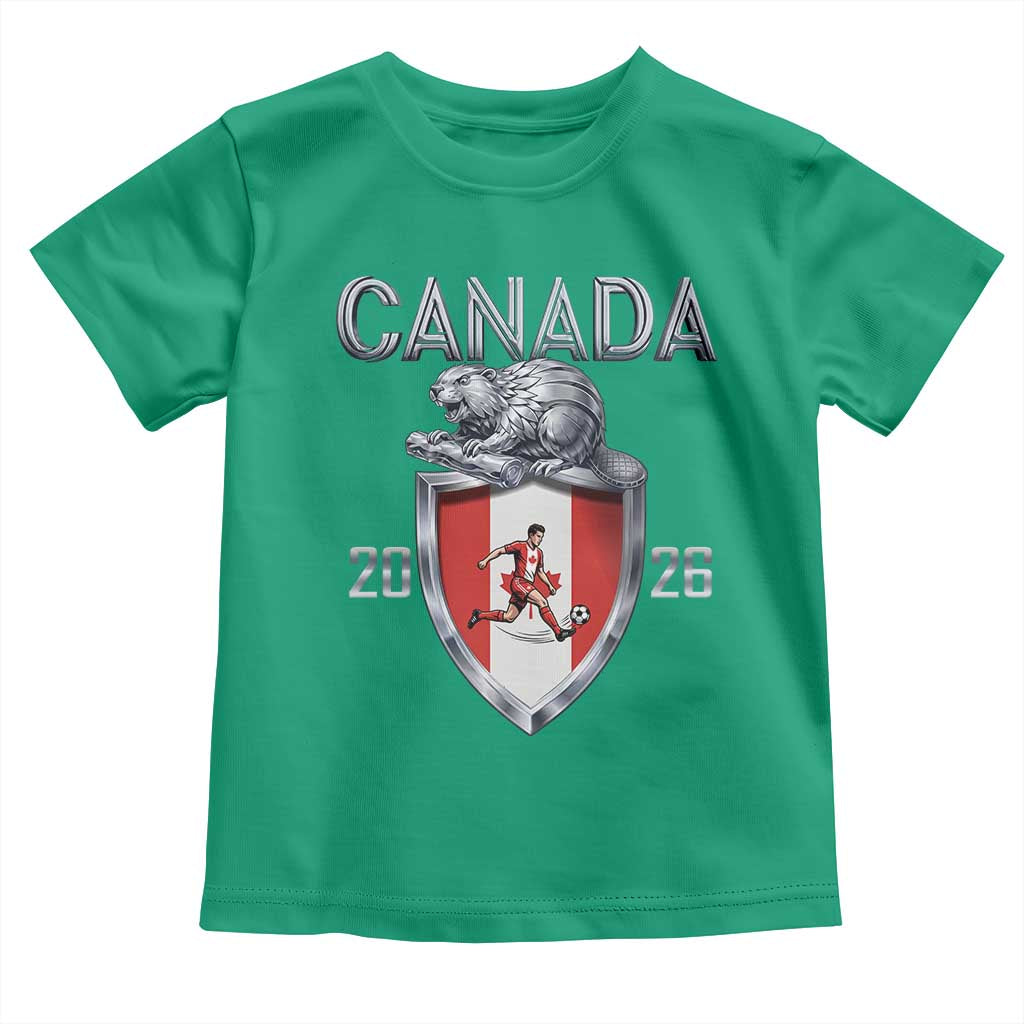 Canada National Soccer Fan Toddler T Shirt Proud Canadian Gift TS12 Irish Green Print Your Wear