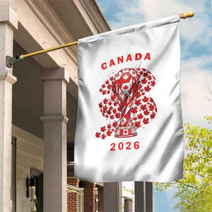 Proud Canada National Soccer Fan 2026 Patriotic Gift Garden Flag TS12 Print Your Wear