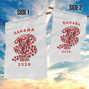 Proud Canada National Soccer Fan 2026 Patriotic Gift Garden Flag TS12 Print Your Wear