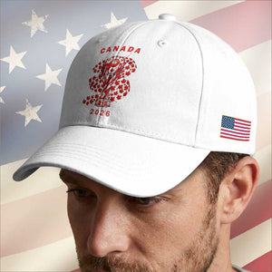 Proud Canada National Soccer Fan 2026 Patriotic Gift Baseball Cap TS12 Print Your Wear