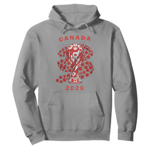 Proud Canada National Soccer Fan 2026 Patriotic Gift Hoodie TS12 Sport Gray Print Your Wear