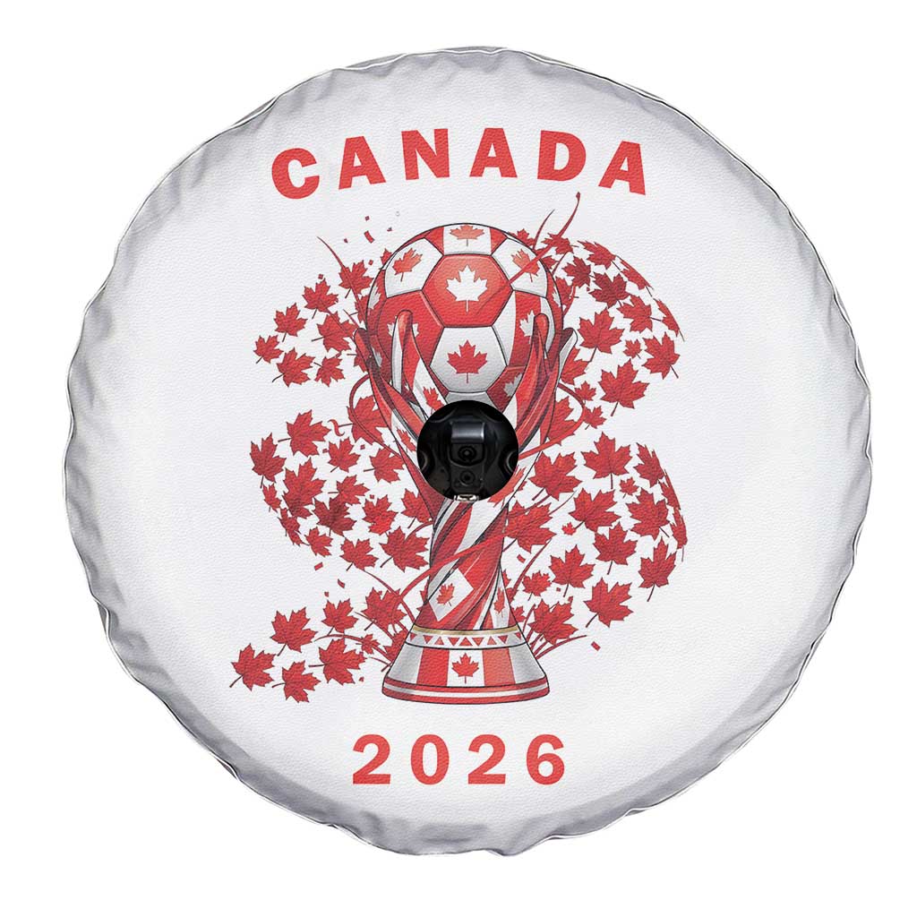 Proud Canada National Soccer Fan 2026 Patriotic Gift Spare Tire Cover TS12 Print Your Wear