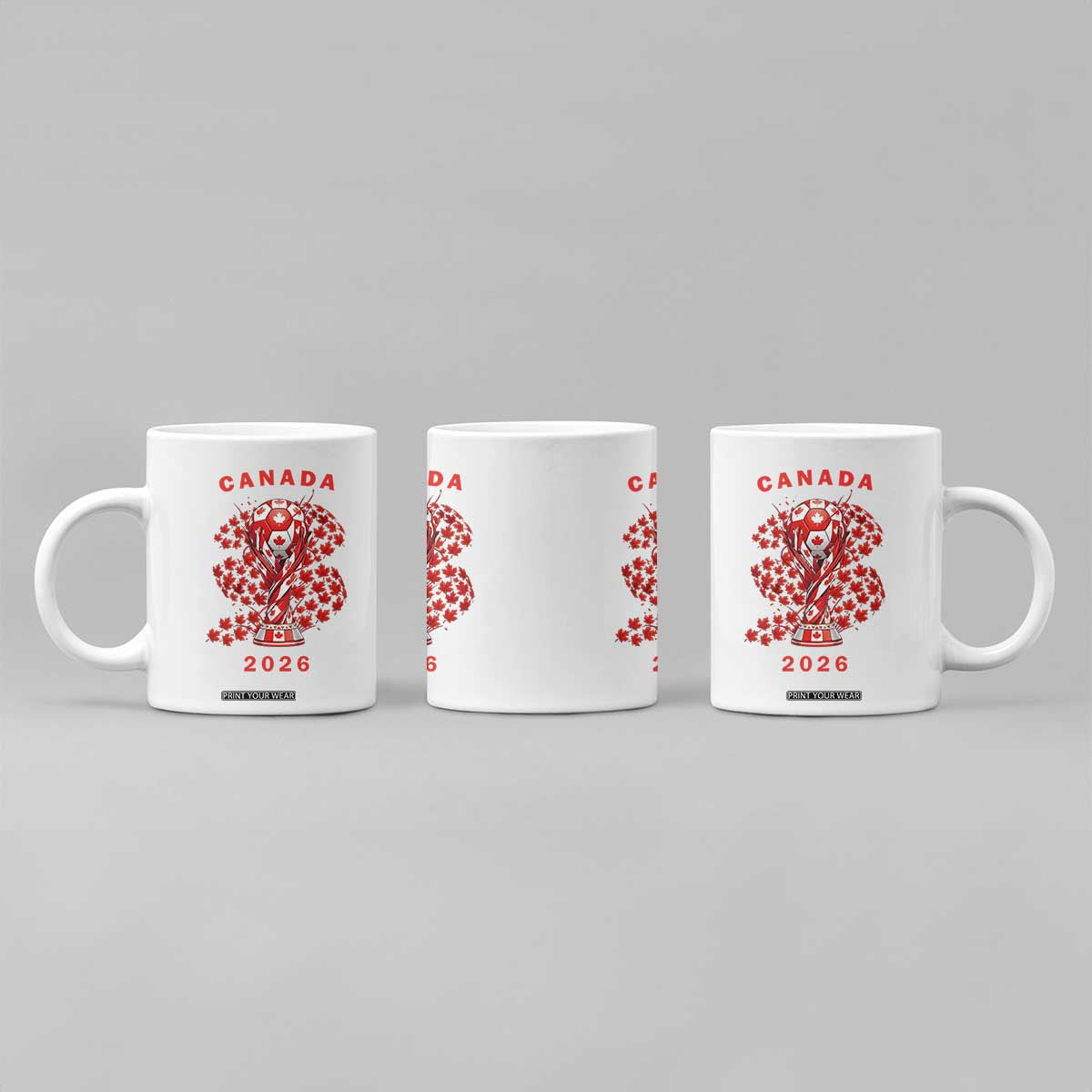 Proud Canada National Soccer Fan 2026 Patriotic Gift Coffee Mug TS12 Print Your Wear