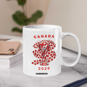 Proud Canada National Soccer Fan 2026 Patriotic Gift Coffee Mug TS12 Print Your Wear