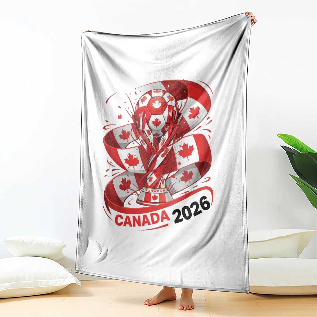 Canada Soccer Fan Throw Blanket International Football Lover Gift TS12 Print Your Wear