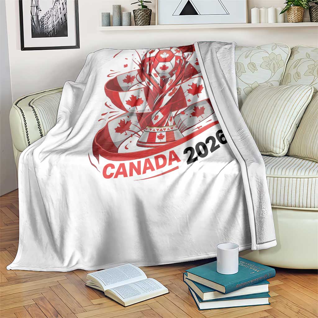 Canada Soccer Fan Throw Blanket International Football Lover Gift TS12 Print Your Wear