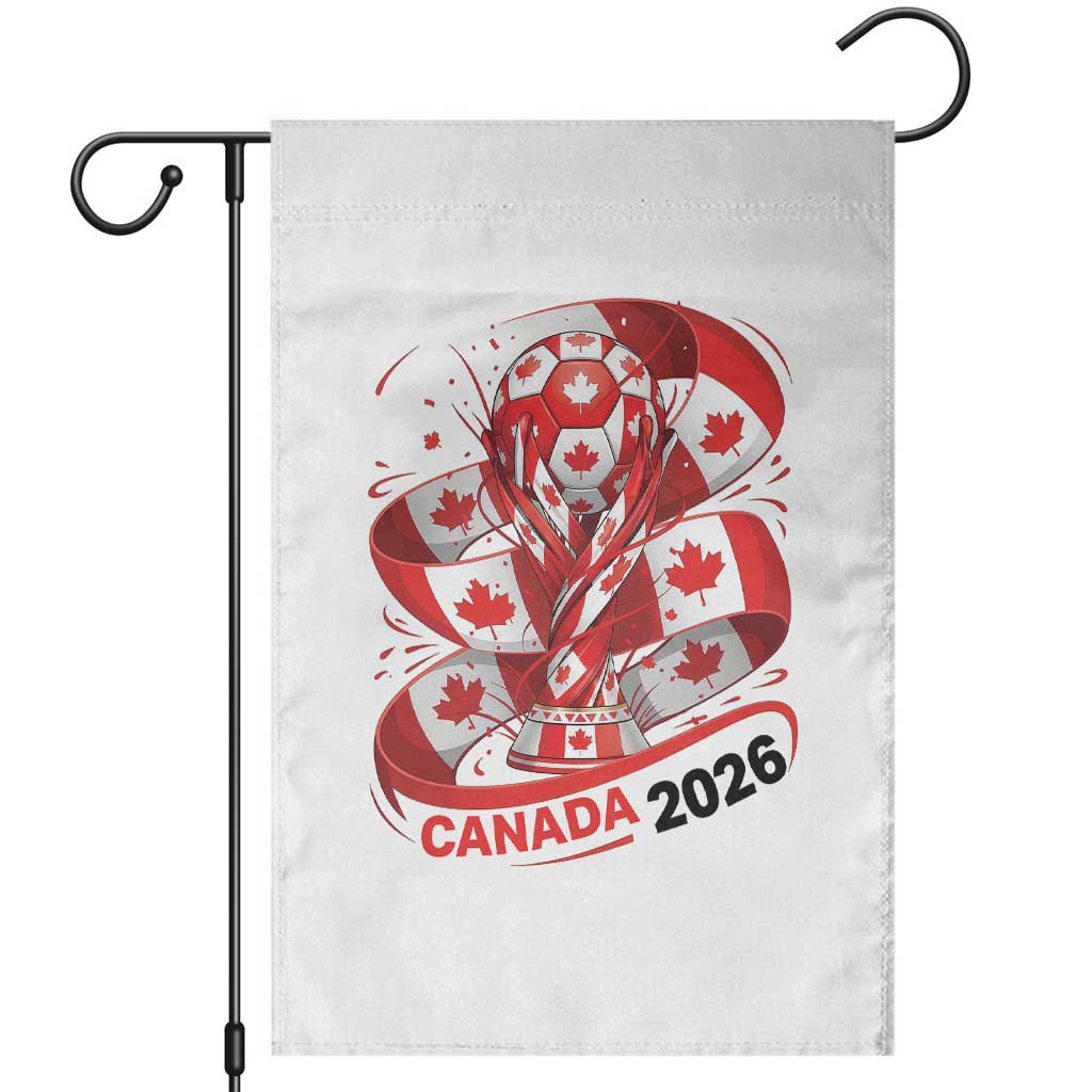 Canada Soccer Fan Garden Flag International Football Lover Gift TS12 White Print Your Wear
