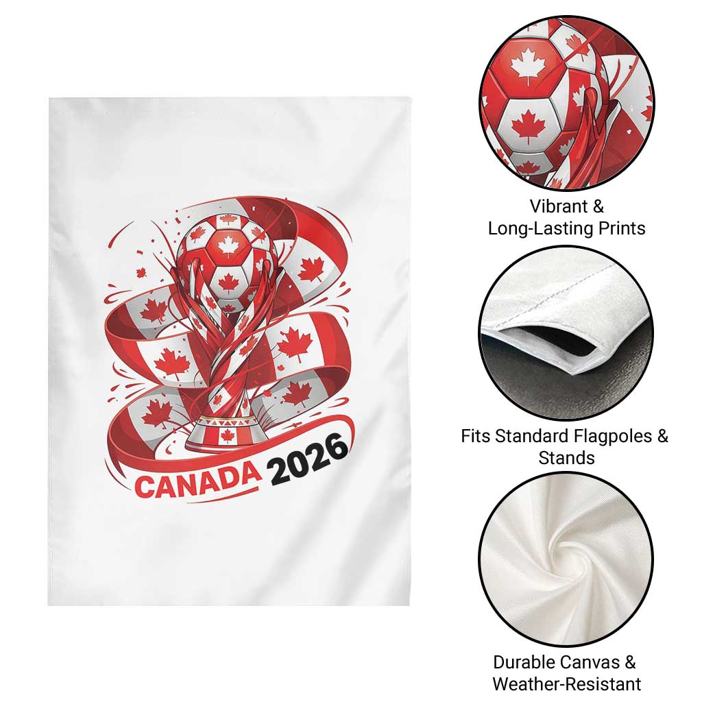 Canada Soccer Fan Garden Flag International Football Lover Gift TS12 Print Your Wear