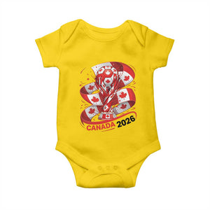 Canada Soccer Fan Baby Onesie International Football Lover Gift TS12 Daisy Print Your Wear