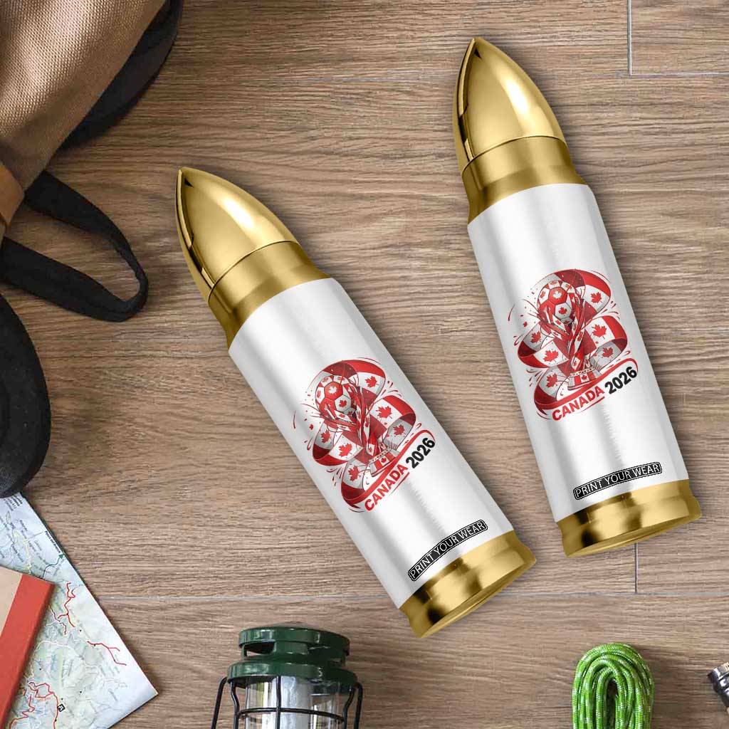 Canada Soccer Fan Bullet Tumbler International Football Lover Gift TS12 Print Your Wear