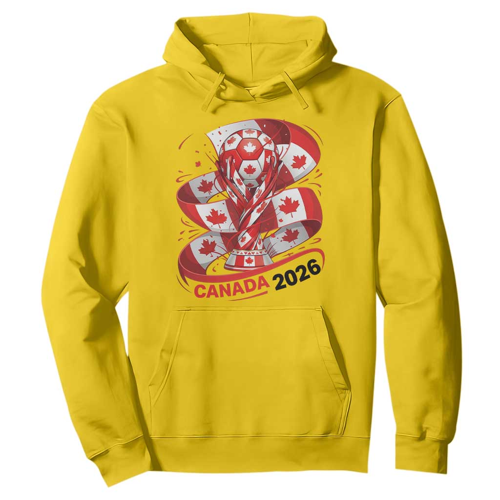 Canada Soccer Fan Hoodie International Football Lover Gift TS12 Daisy Print Your Wear