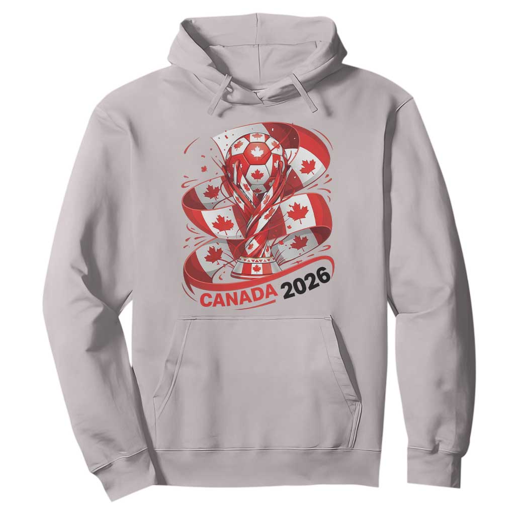 Canada Soccer Fan Hoodie International Football Lover Gift TS12 Ice Gray Print Your Wear