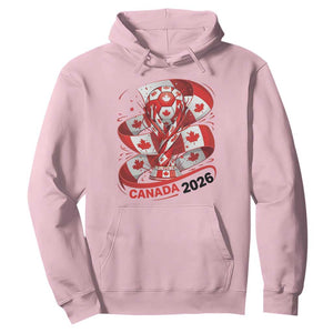 Canada Soccer Fan Hoodie International Football Lover Gift TS12 Light Pink Print Your Wear