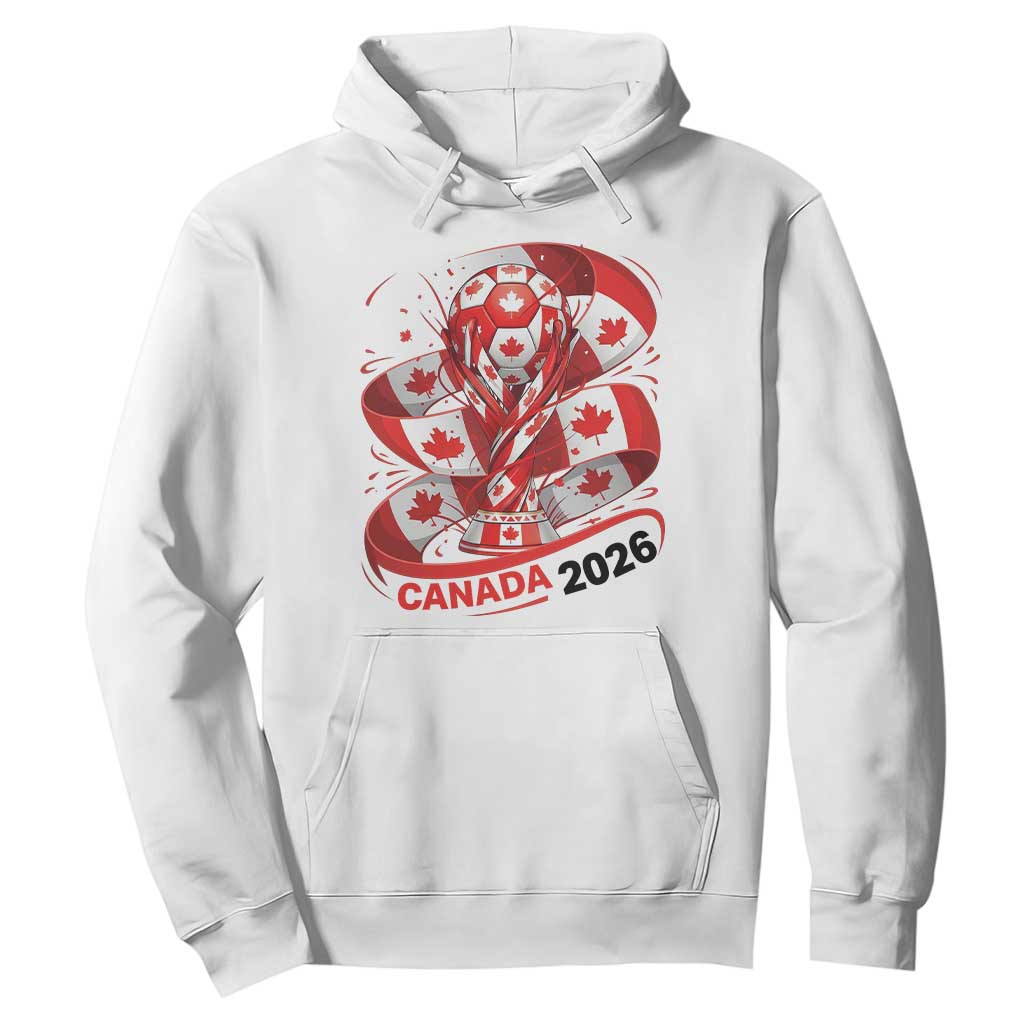 Canada Soccer Fan Hoodie International Football Lover Gift TS12 White Print Your Wear
