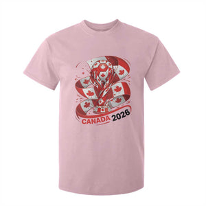Canada Soccer Fan T Shirt For Kid International Football Lover Gift TS12 Light Pink Print Your Wear