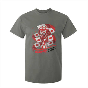 Canada Soccer Fan T Shirt For Kid International Football Lover Gift TS12 Military Green Print Your Wear