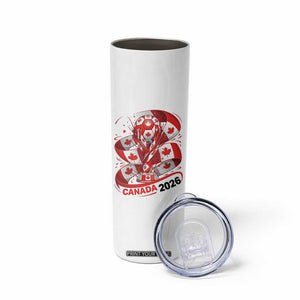 Canada Soccer Fan Skinny Tumbler International Football Lover Gift TS12 Print Your Wear